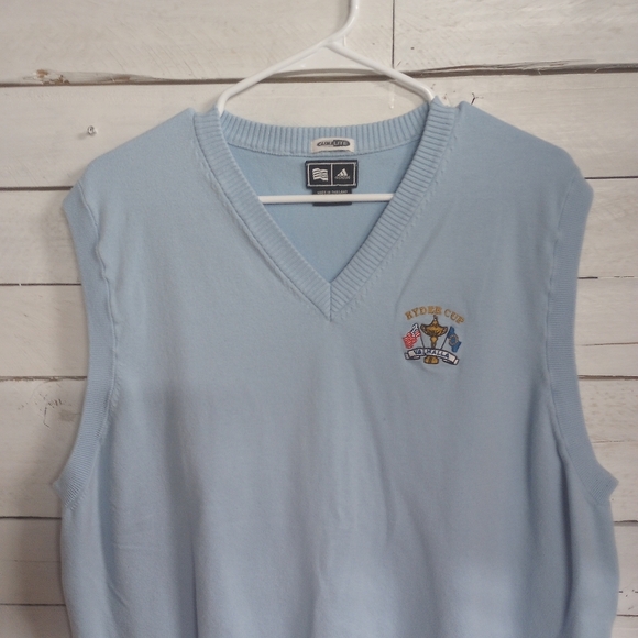Vintage Adidas Ryder Cup Valhalla Pullover Sleeveless Sweater Vest Mens XL Golf - Picture 2 of 9